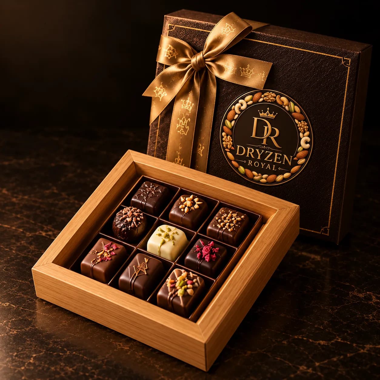 Premium Chocolate Gift Box | Dryzen Royal – chocolate gift box